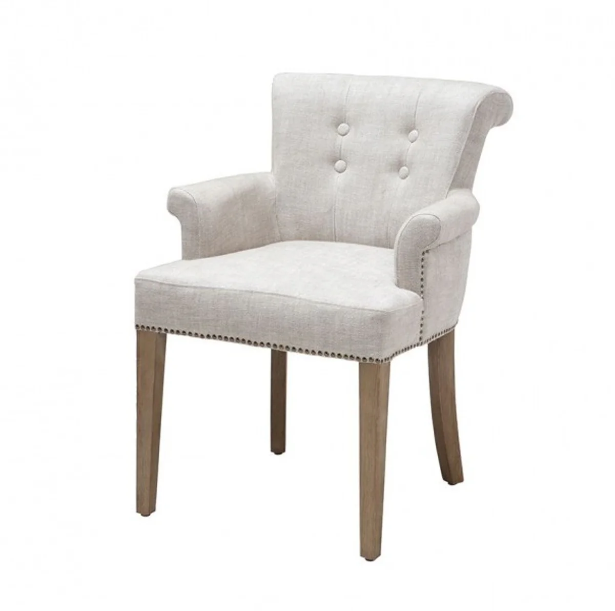 Luxury chair with armrest white - luxury collection