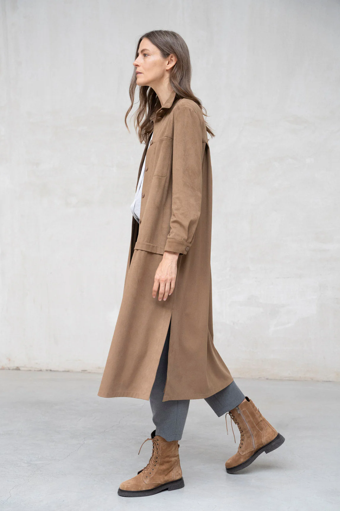 Rivera-Spain Camel Asti Gehrockkleid