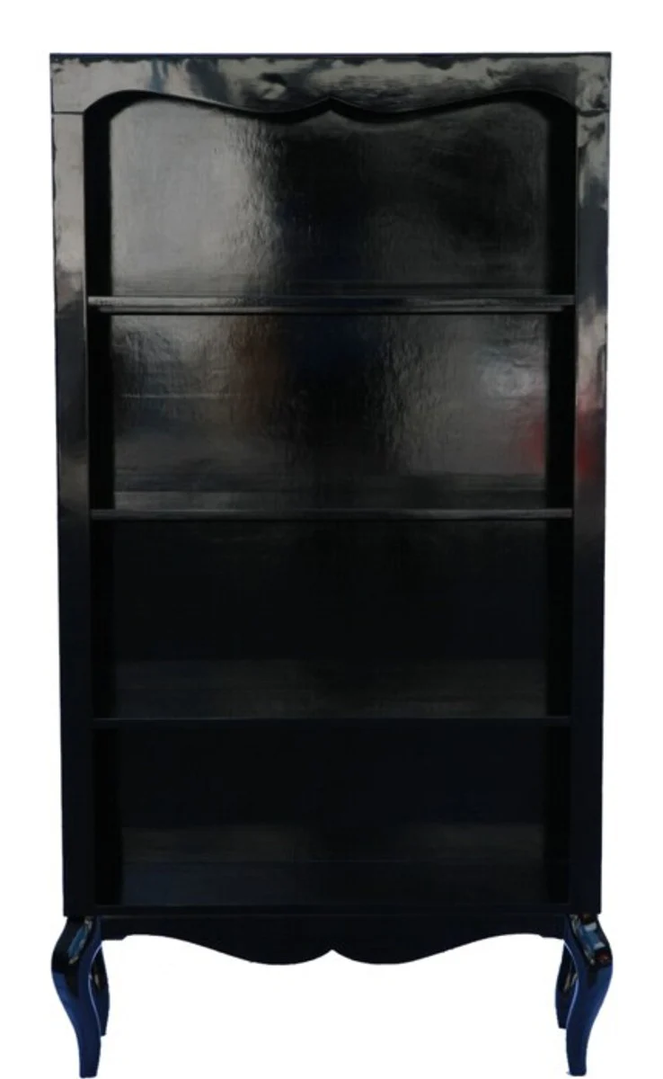 Baroque lacquer shelf black high gloss 180 x 95cm cabinet