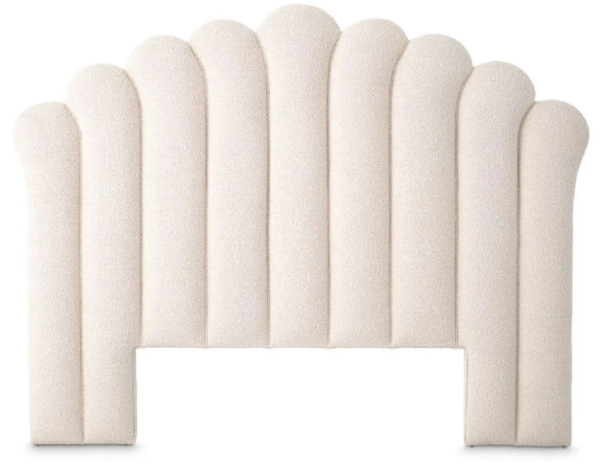 Luxury bed headboard cream 233 x 15 x H. 179 cm - Bedroom furniture - Hotel furniture - Luxury furniture - Bedroom furniture - Hotel furniture - Luxury furniture