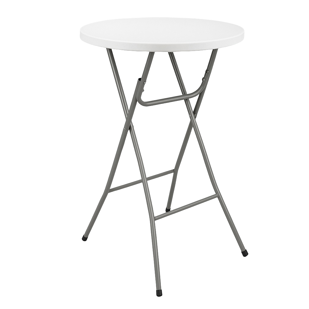 Weiße Gartenstange aus Stahl, 80 x 110 cm