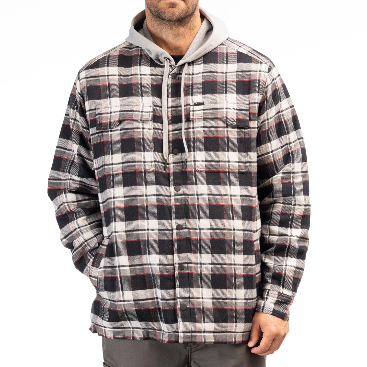 Targhee Fleece Lineed Flannel Hoodie