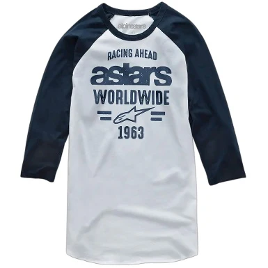 CAMISETA ALPINESTARS ENTICE PREMIUM BLANCO / AZUL