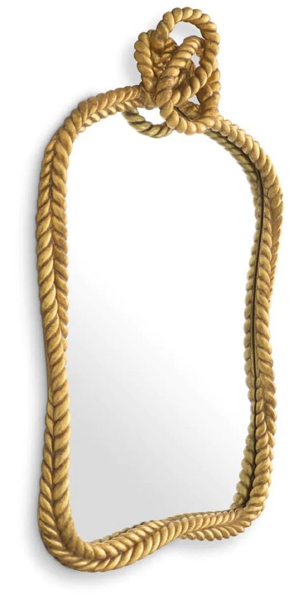 Luxury mahogany mirror antique gold H. 121 cm