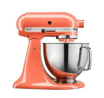 Artisan 5 Qt. 10-Speed Bird of Paradise Stand Mixer mit Flat Beater, Wire Whip und Dough Hook Attachments