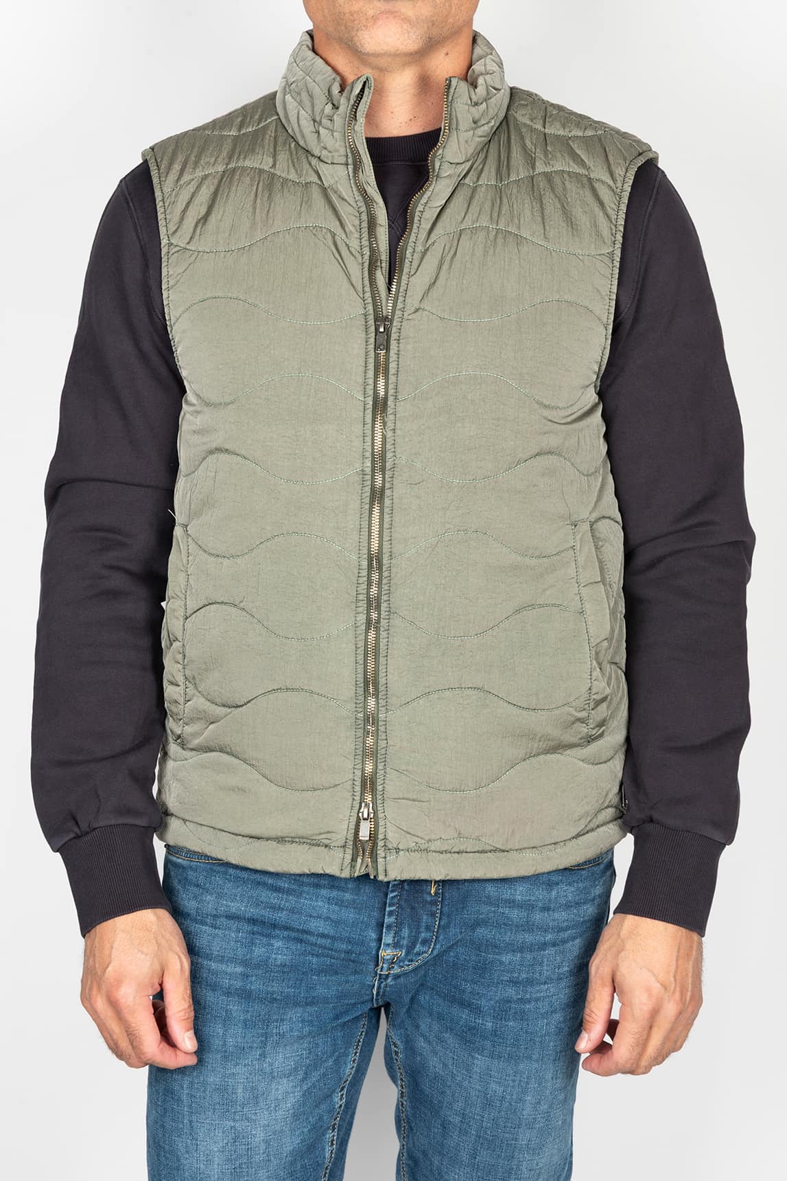 Rivera-Spain Khakigrüne gesteppte Kielweste