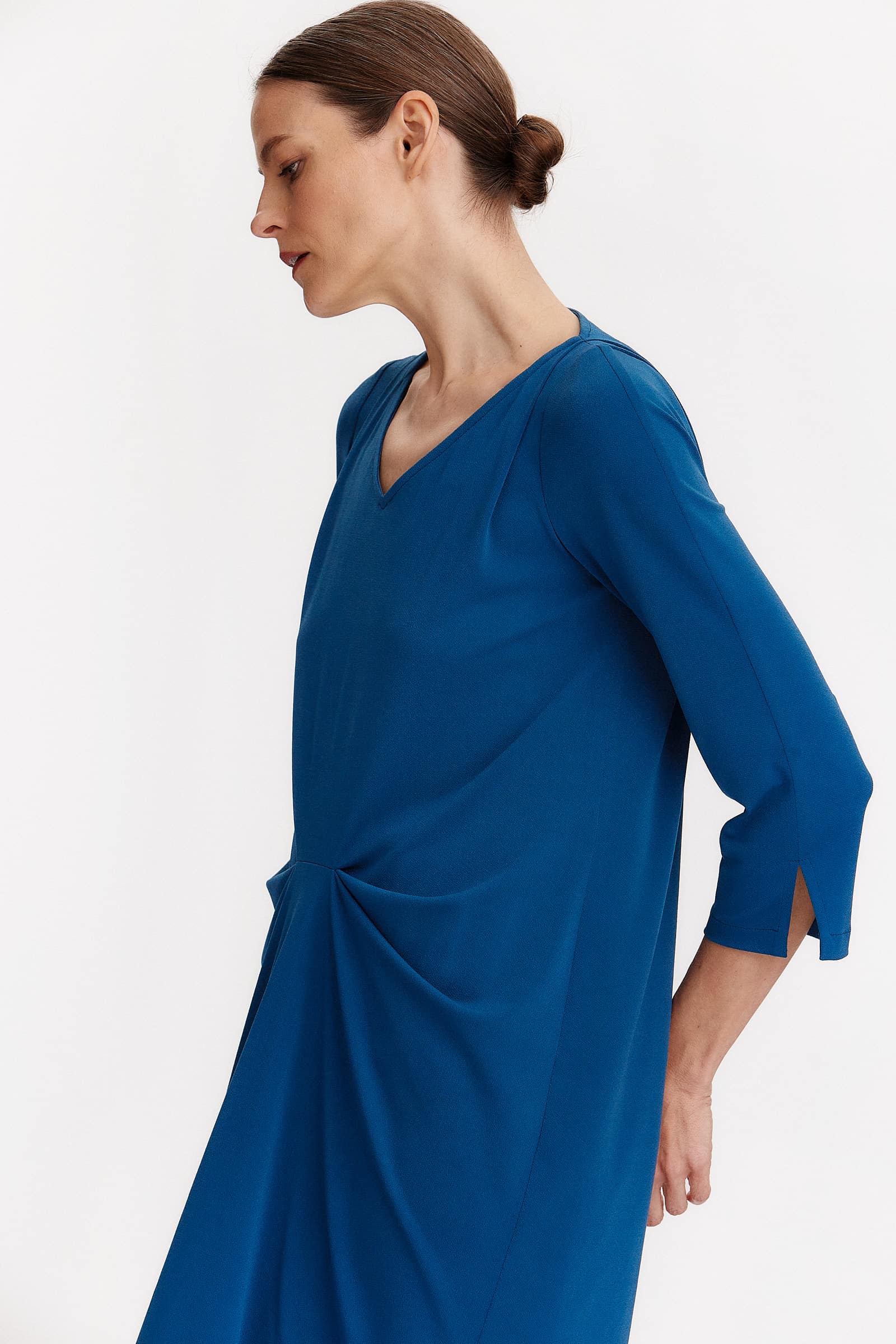 Rivera-Spanien Gabriela blaues Kleid