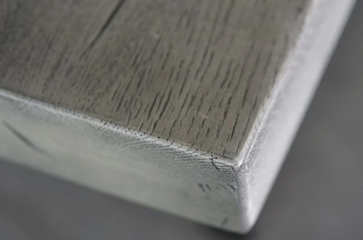 Luxury dining table - Various colors & sizes - Kitchen table with solid oak table top and metal legs - Rustic dining room furniture