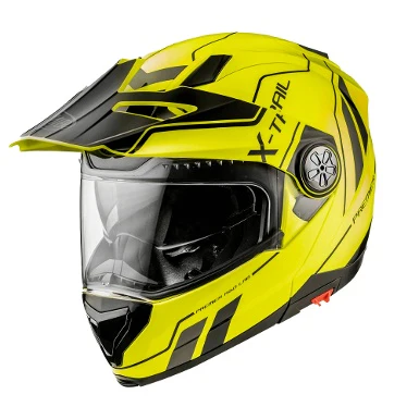 PREMIER XTRAIL EVO XT FLUO MODULAR HELMET YELLOW / BLACK