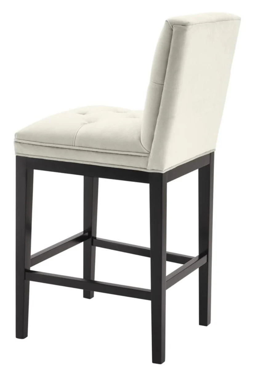 Luxury bar chair light gray / black 51 x 63 x H. 110 cm - Hotel Restaurant Club Furniture