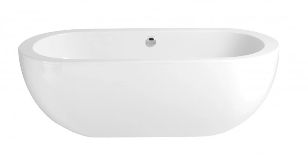 Art Deco bathtub freestanding white model He-Ele 1800mm - freestanding retro antique bathtub baroque