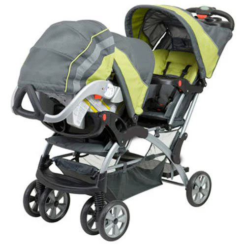 Baby Trend Sitz- und Steh-Doppelkinderwagen, Onyx