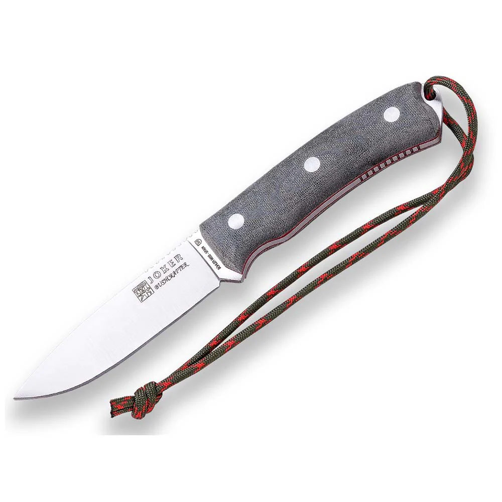 Joker Bushcrafter Micarta - Cuchillo de supervivencia y buschcraft
