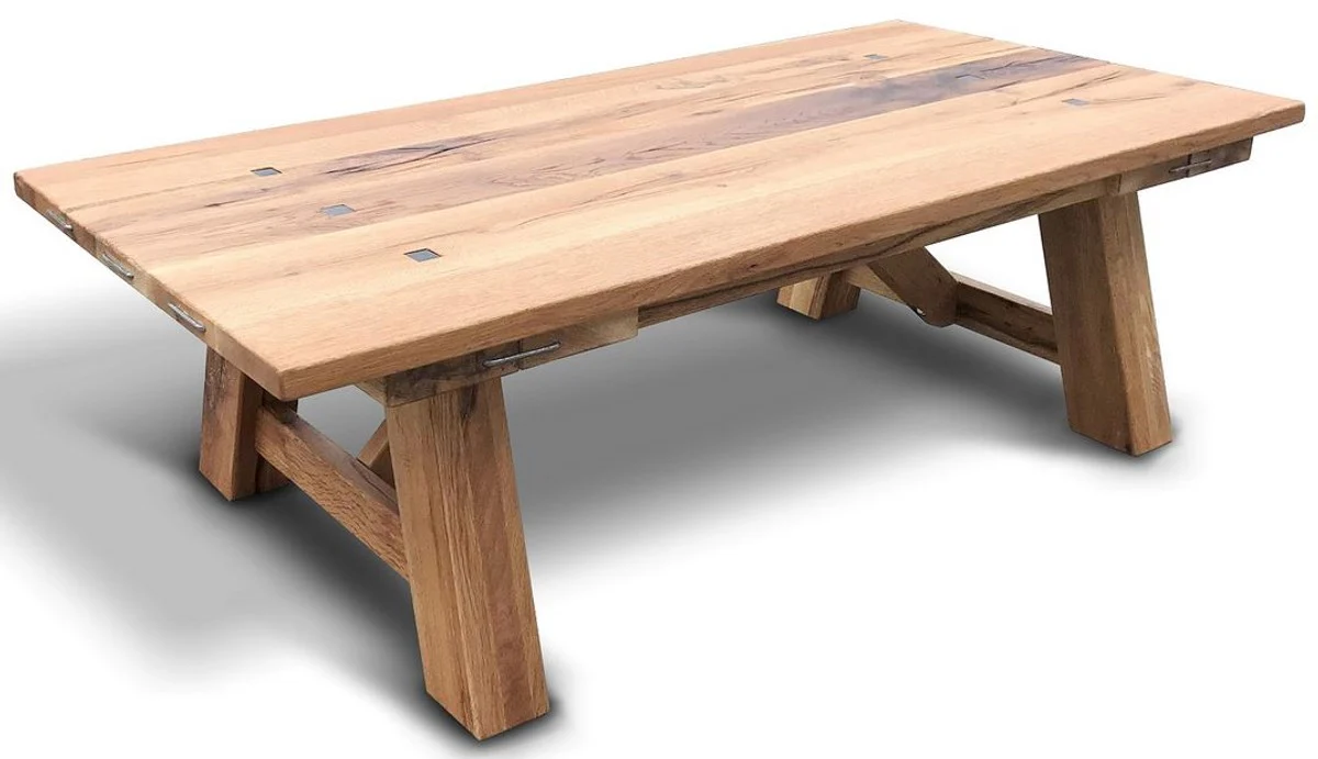 Solid Wood Coffee Table - All Colors & Sizes - Rustic Oak Wood Living Room Table Furniture