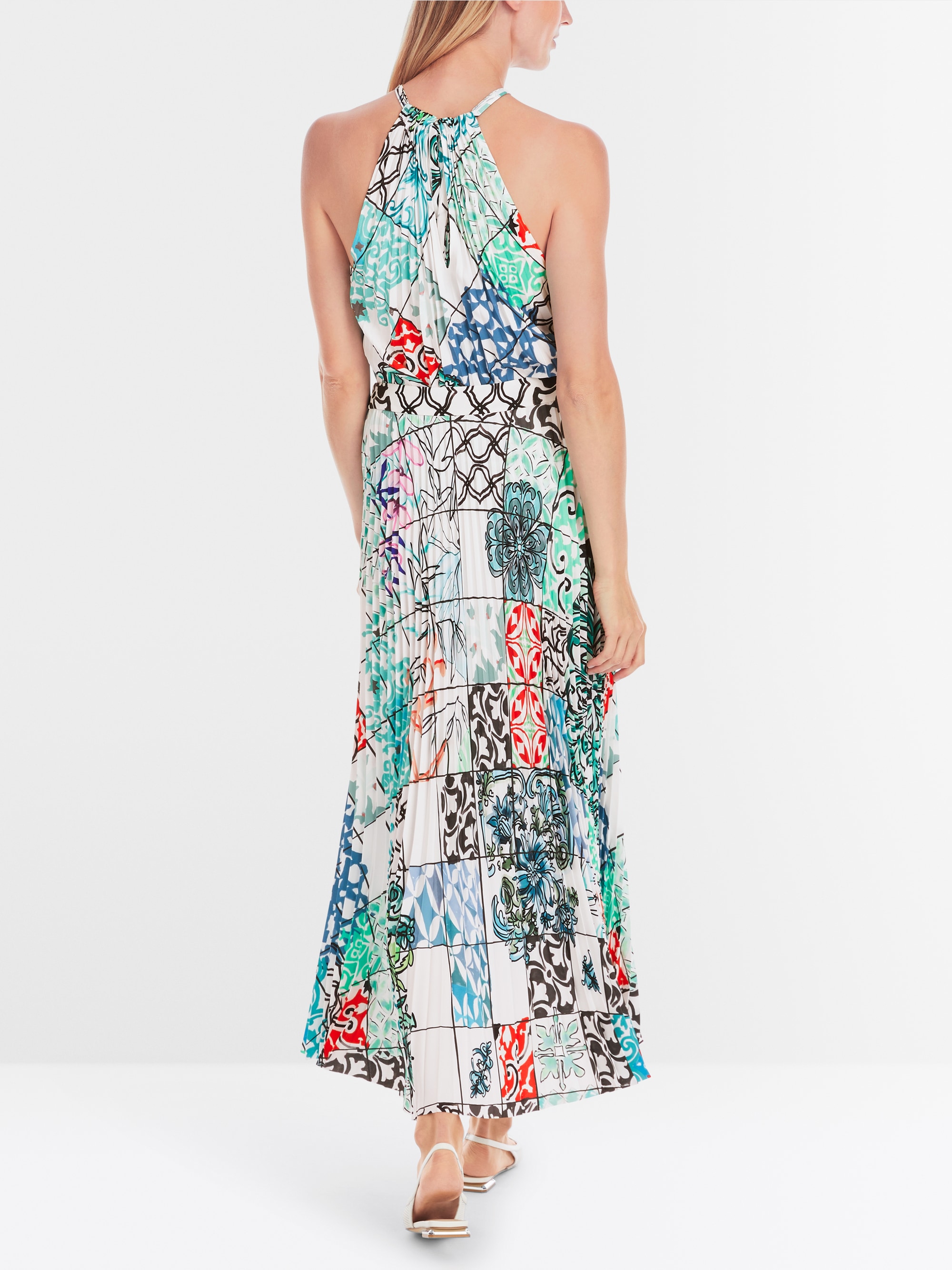 Marc-Cain Plissierter Midirock mit Aufdruck