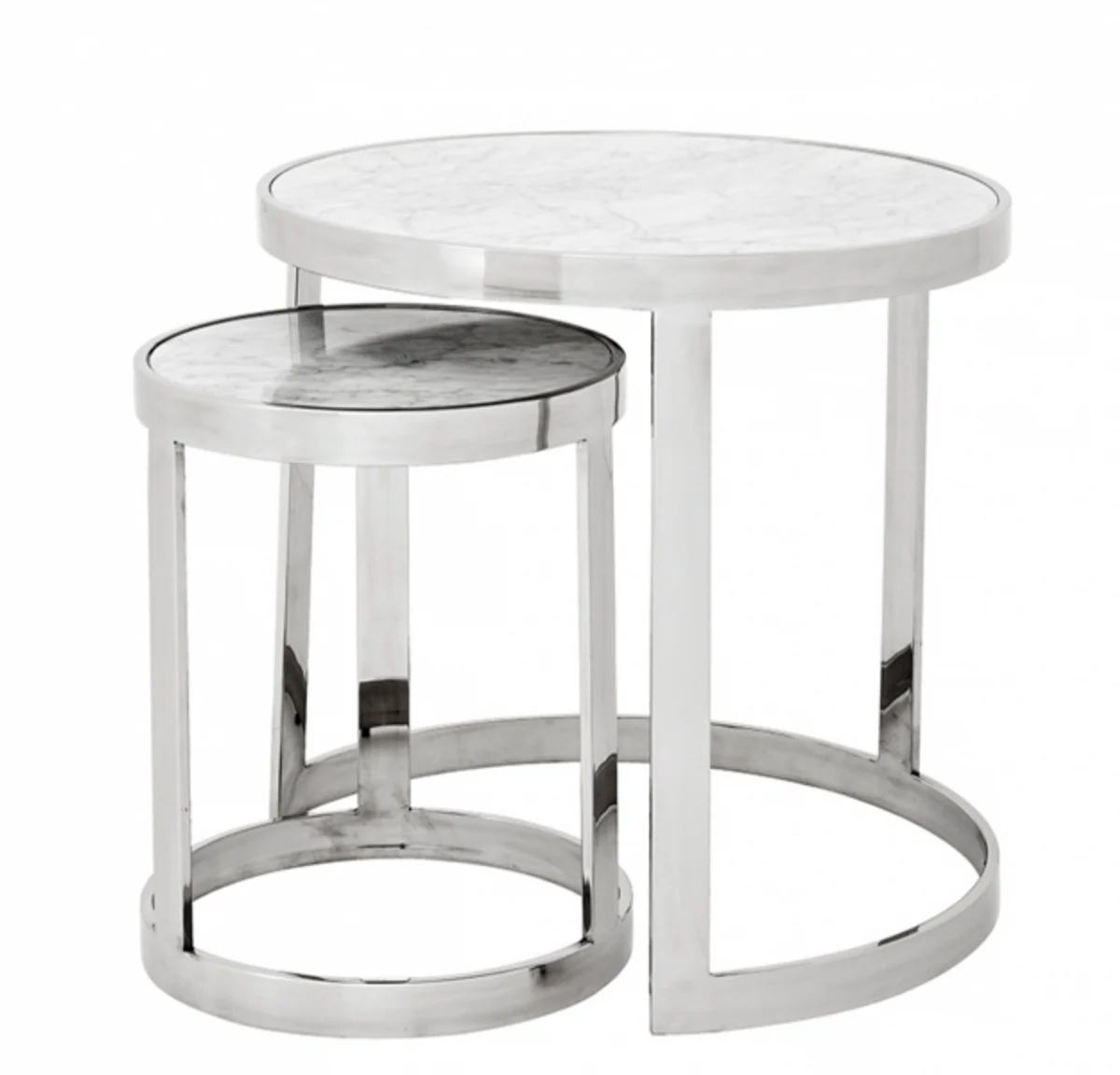 Luxury Art Deco Designer Side Table Set of 2 - Luxury Hotel Table