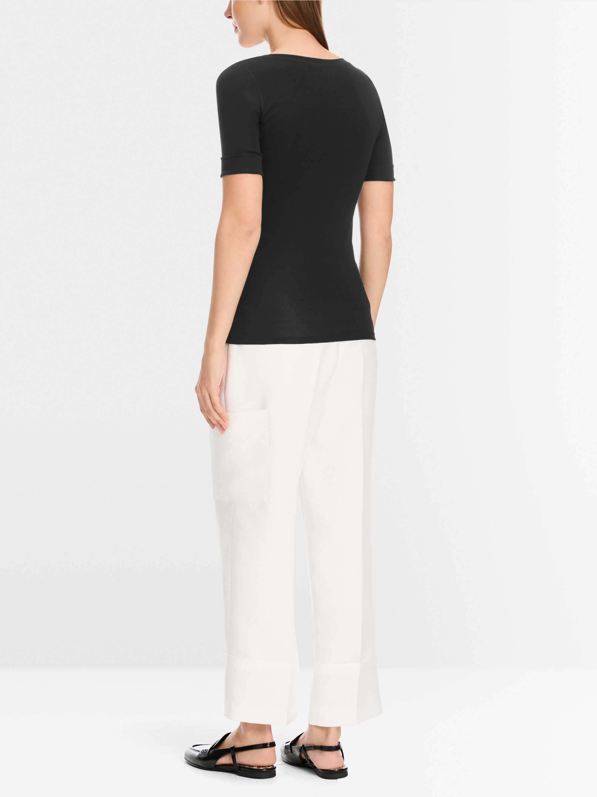 Marc-Cain Hochwertiges Basic-Shirt