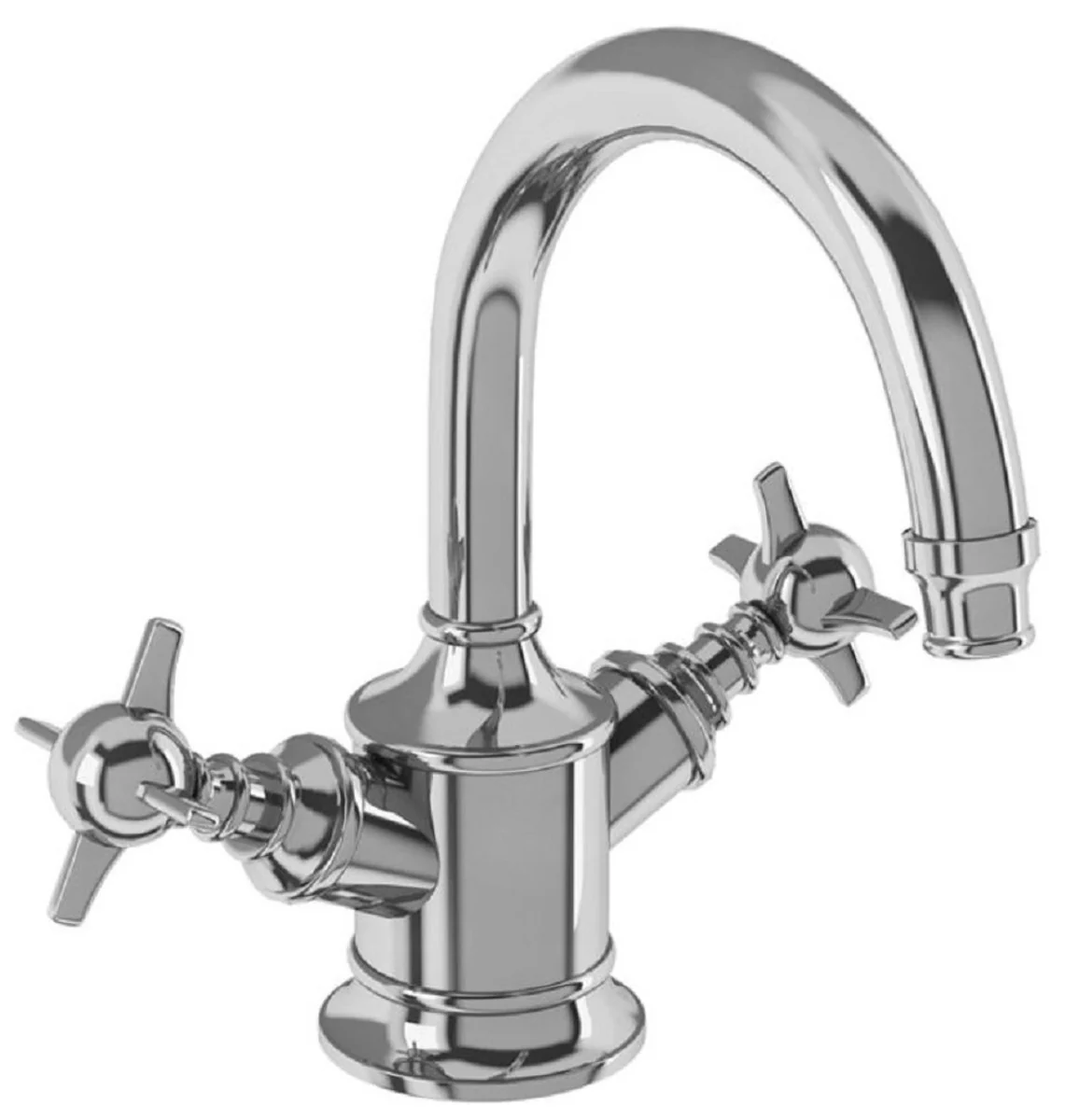 Luxury Art Nouveau wash basin fitting silver 18.4 x 20 x H. 21.5 cm - Nostalgic bathroom accessories - Bathroom accessories - Baroque & Art Nouveau collection