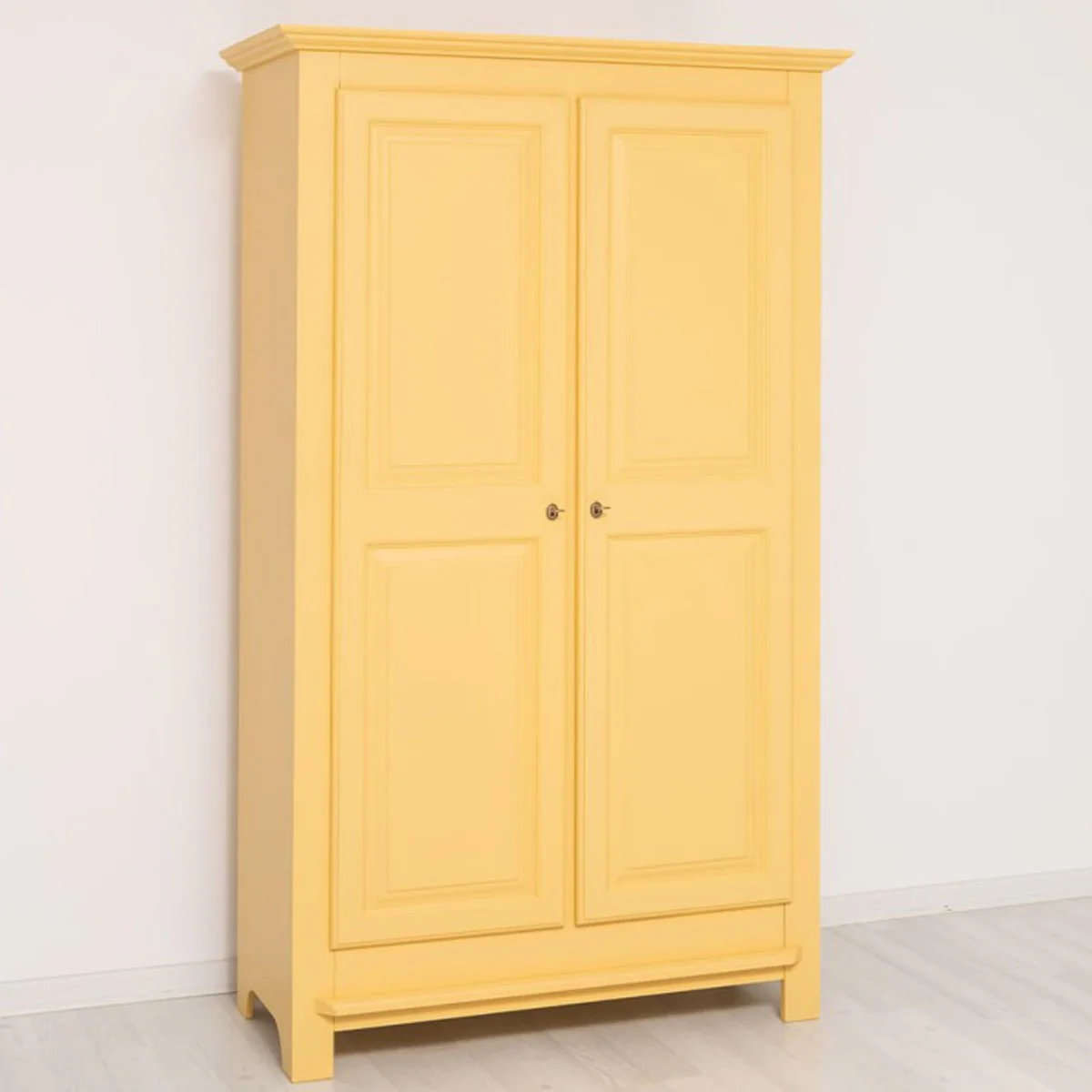 Country house style bedroom cupboard yellow 121 cm - bedroom furniture