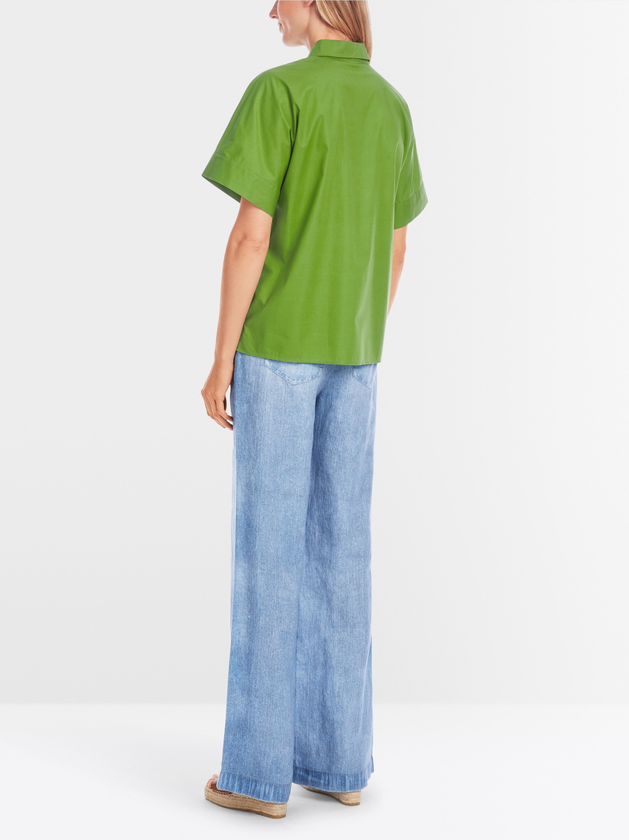 Marc-Cain Minimalistische Hemdbluse im Kimono-Stil