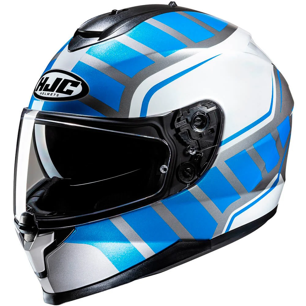 HJC C70N HOLT HELMET - BLUE / WHITE