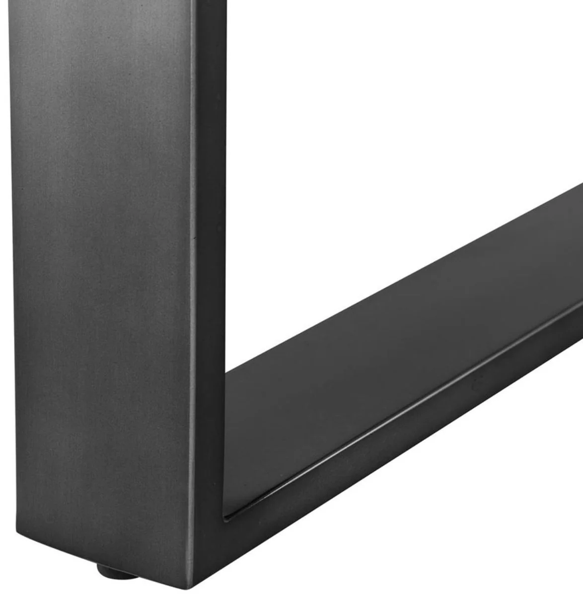 Dining table brown / bronze 230 x 100 x H. 75 cm - luxury kitchen table with oak veneer table top