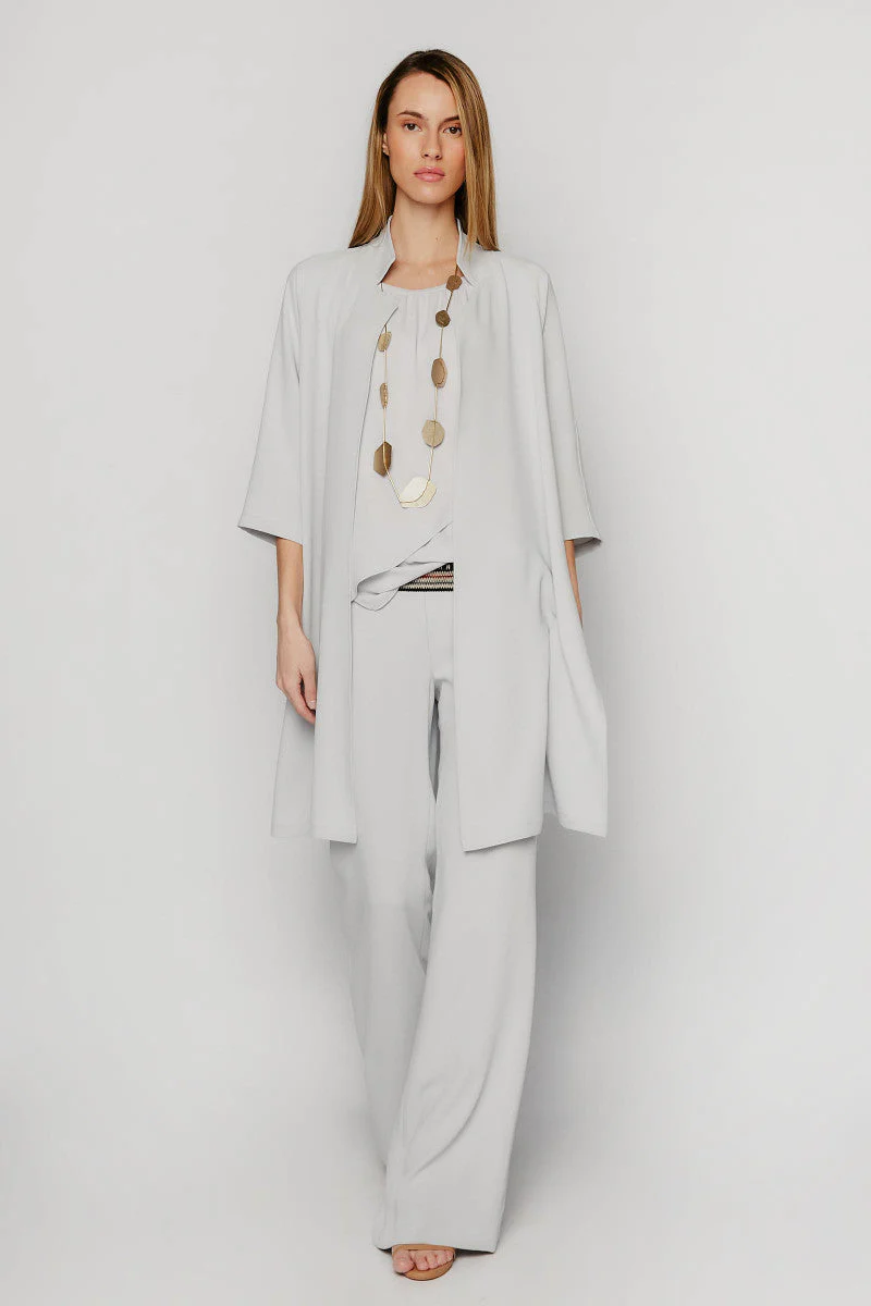 Rivera-Spanien Pantalón Palazzo Gris Perla