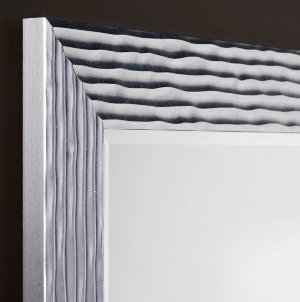 Luxury living room mirror silver 86 x H. 111 cm - designer furniture