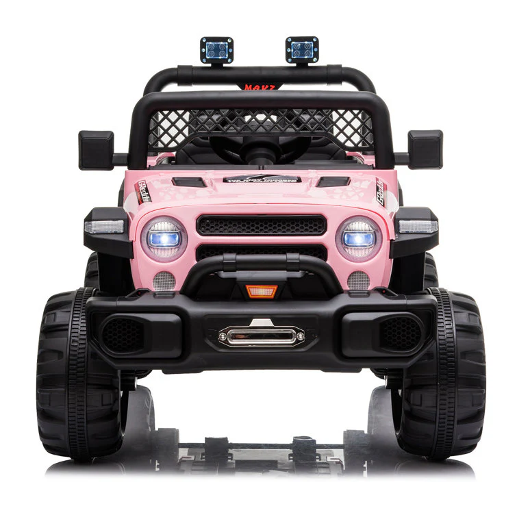Ride On Truck Dual Drive 12V 4,5A.H mit 2,4G Fernbedienung Geländewagen Pink