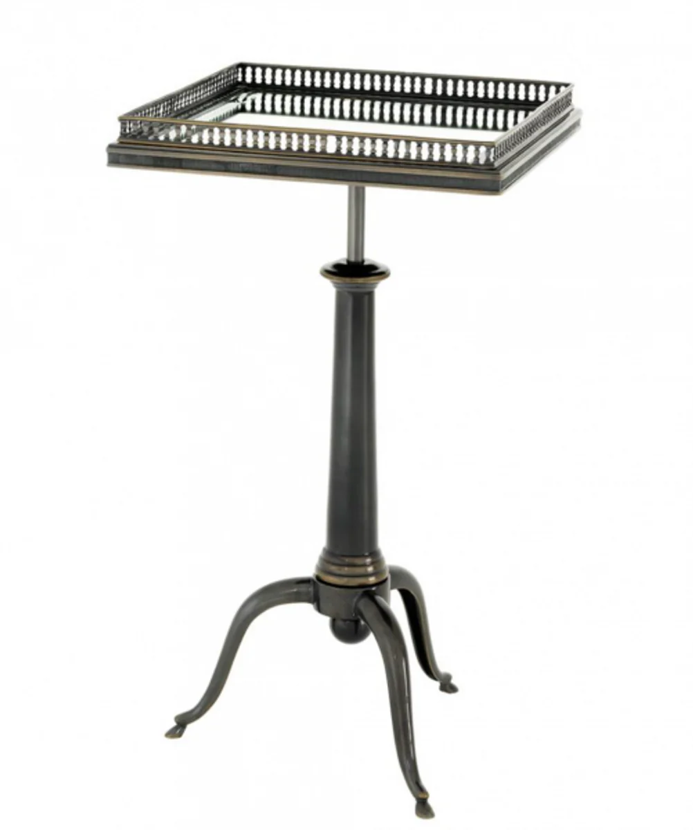 Luxury Art Deco designer side table anthracite - hotel table furniture