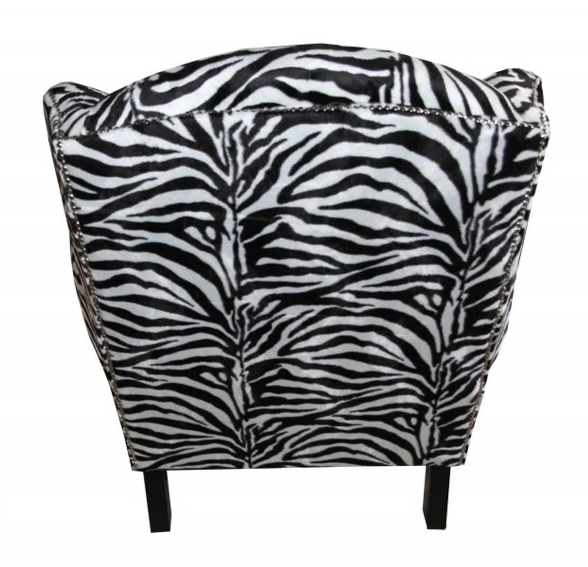Limited Edition Designer Chesterfield Ears Armchair Zebra - Club Furniture