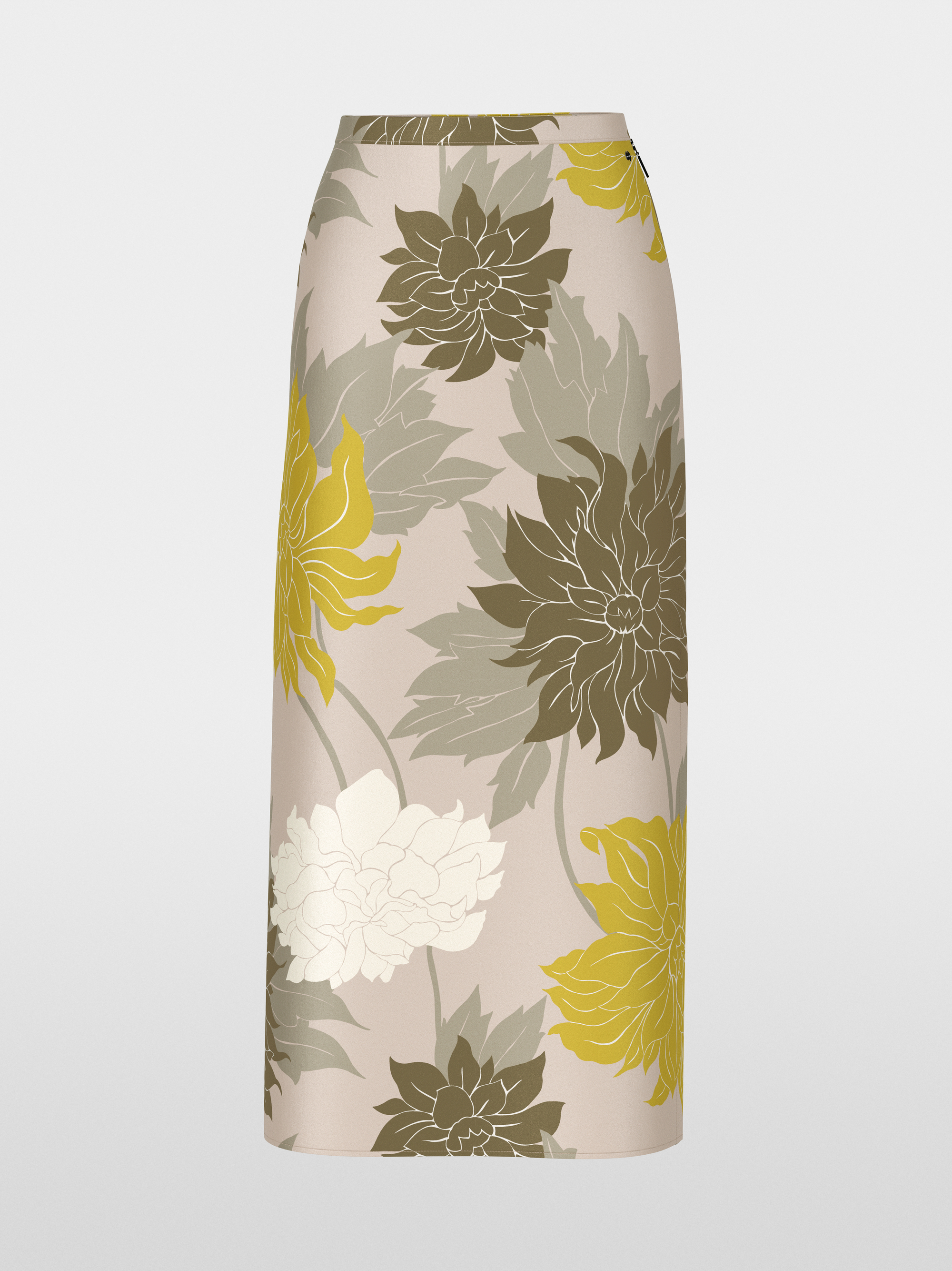 Marc-Cain Elegant glänzender Seidenrock