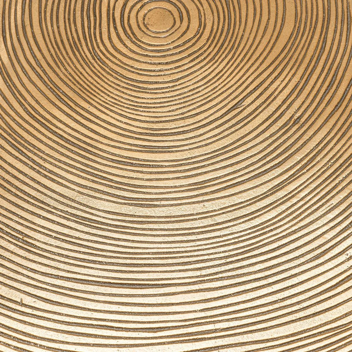 Luxury side table brass / black Ø 63.5 x H. 50.5 cm - Luxurious side table with table top in tree disc design