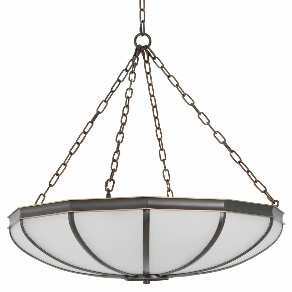 Luxury chandelier bronze / white 80 cm - Luxury Furniture - Luxury Interior