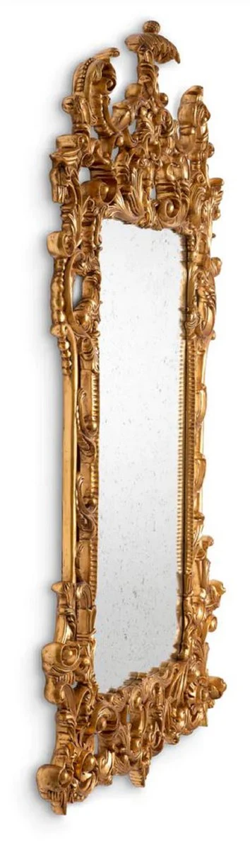 Luxury Baroque Mirror Antique Gold - Magnificent Baroque Style Wall Mirror with Antique Mirror Glass - Luxury Furniture in Baroque Style - Magnificent Baroque Furniture - Noble & Magnificent