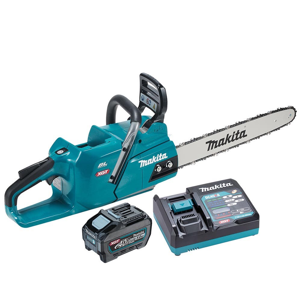 MAKITA 40V Max XGT 1 x 5.0Ah 450mm Kettensäge Kit UC013GT101