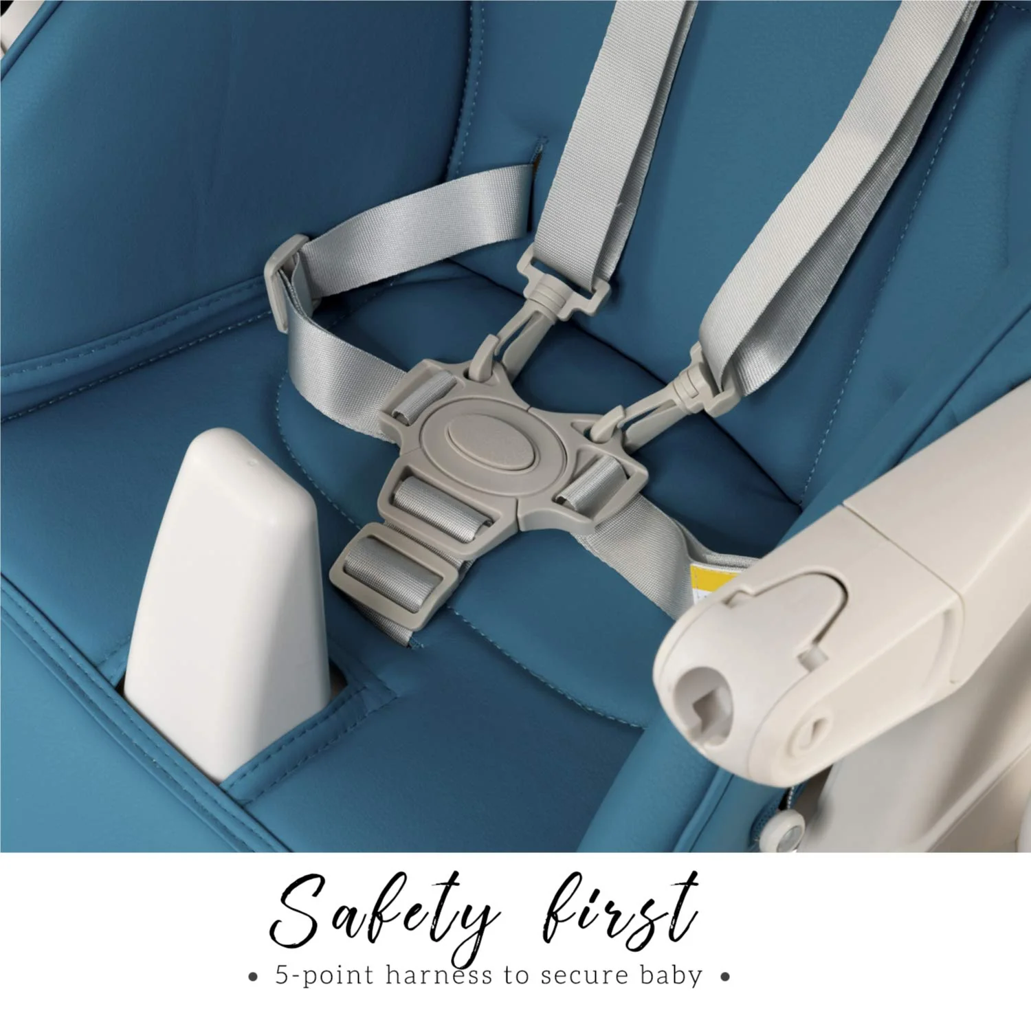 Hochstühle für Babys und Kleinkinder – Dunkelgrauer Silla para Comer de Bebe – Babyhochstuhl in 7 verschiedenen Höhen verstellbar