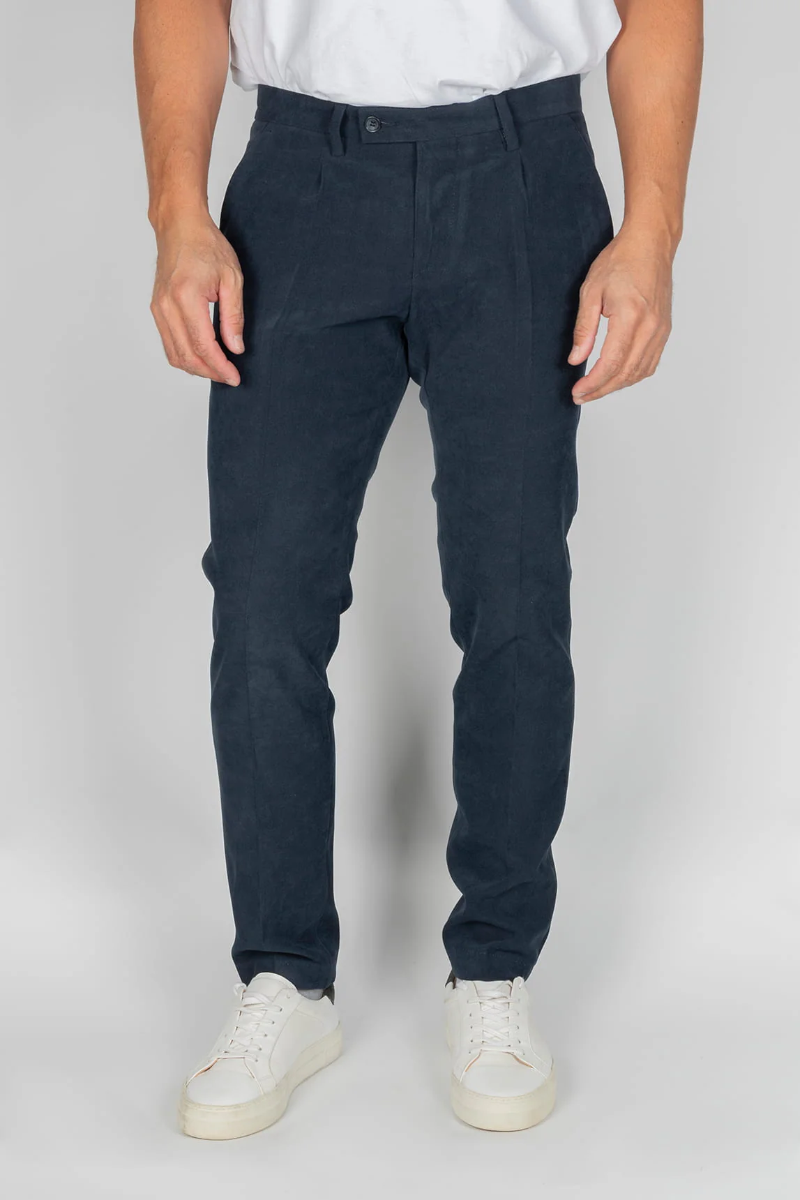 Rivera-Spanien Paul Miranda schlichte marineblaue Hose