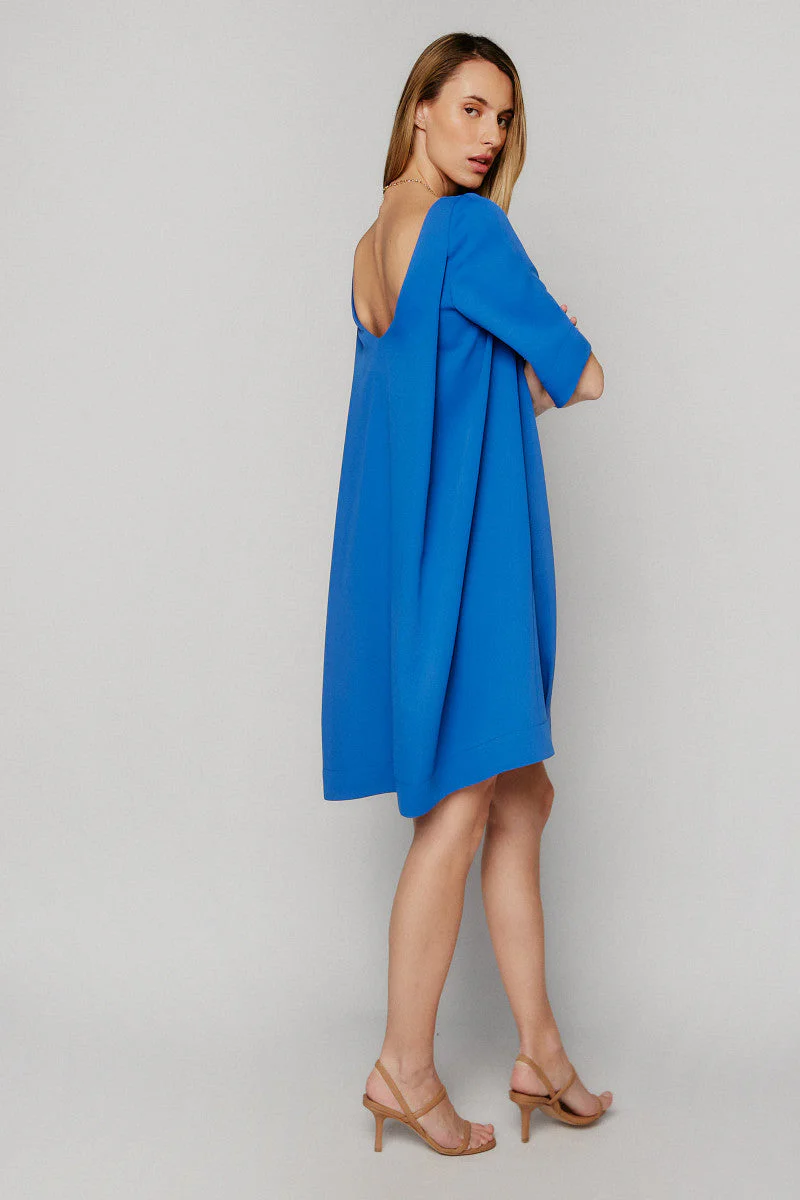 Rivera-Spain Blaues Azucena-Kleid