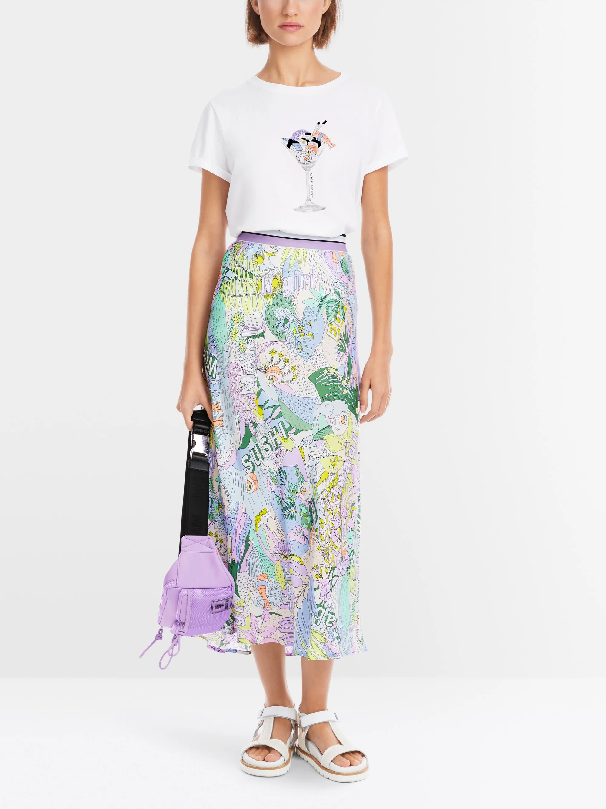 Marc-Cain T-Shirt mit 3D-Applikation