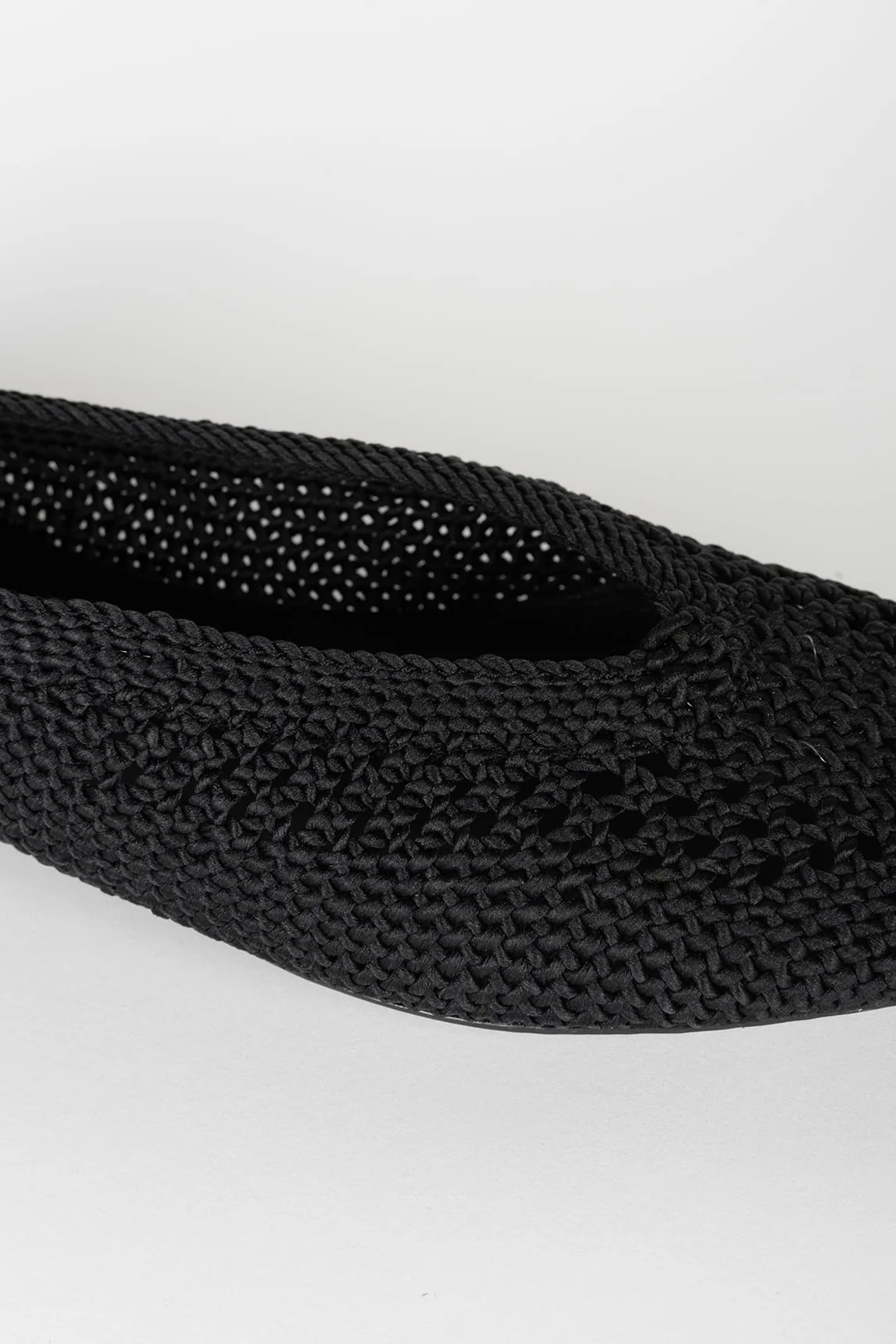 Rivera-Spanien Ballerina Alejandra schwarz gehäkelt