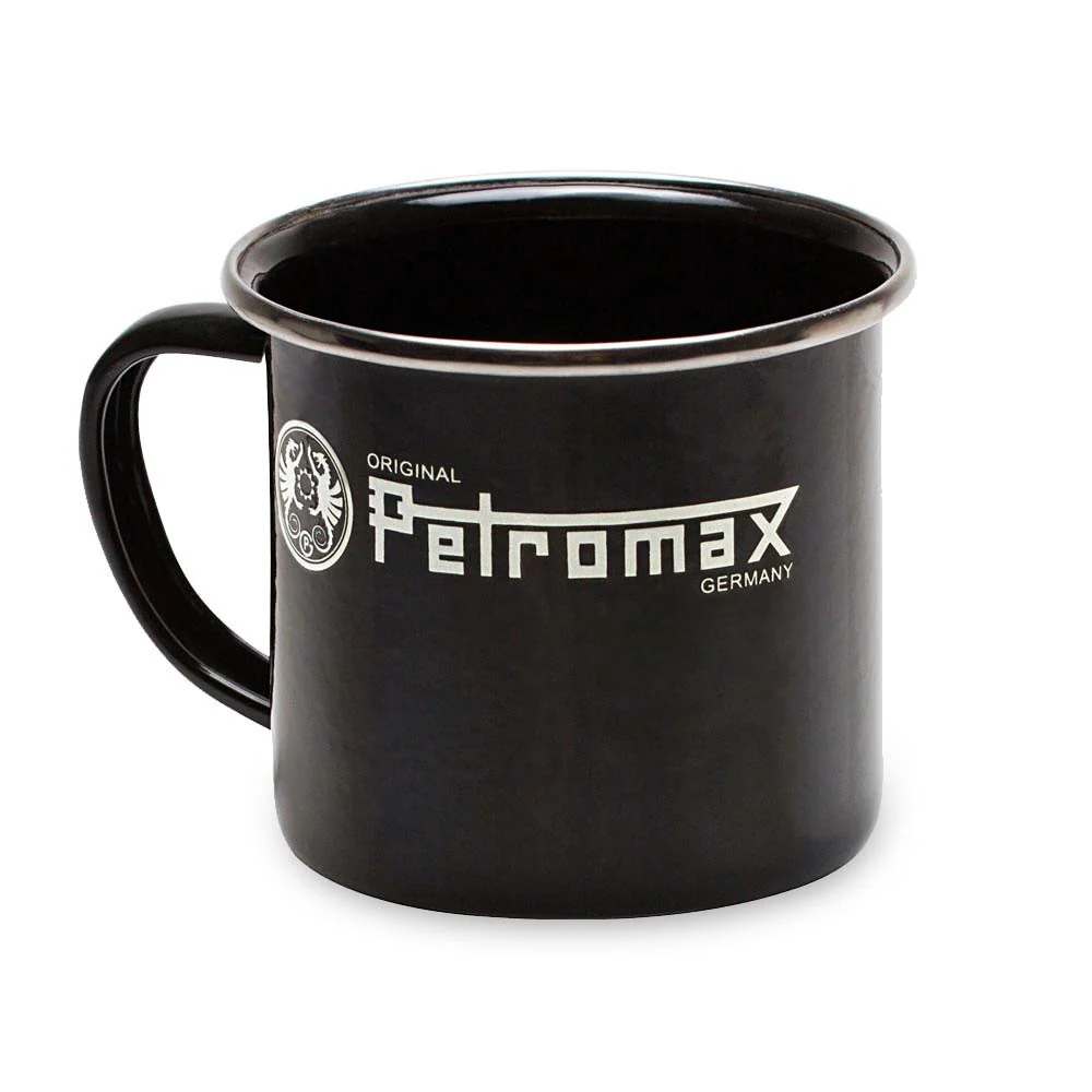 Petromax Enamel Becher 360 ml - Taza esmaltada negra
