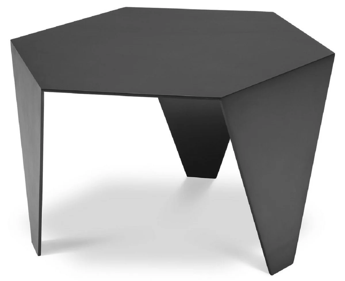 Luxury side table bronze color 57.5 x 50 x H. 34.5 cm - 6 square stainless steel table - luxury living room furniture - luxury quality