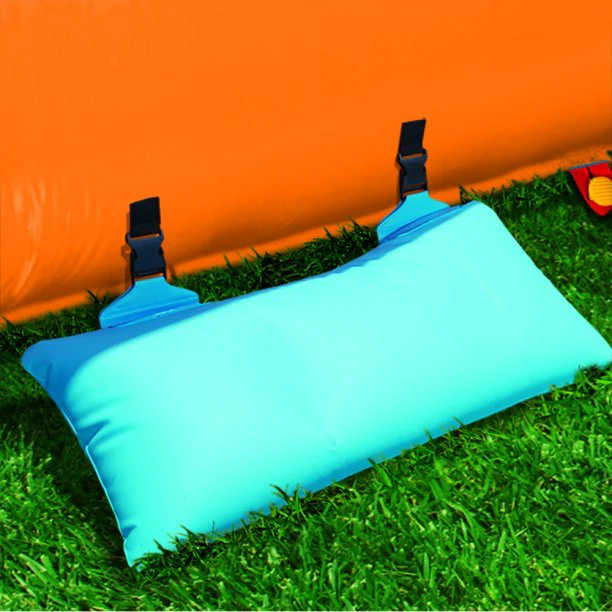 BANZAI The Plunge aufblasbares Wasserpark-Spielzentrum – Kletterwand, Wasserrutsche und übergroßes Planschbecken – Sommerspaß im Freien für Kinder und Familien