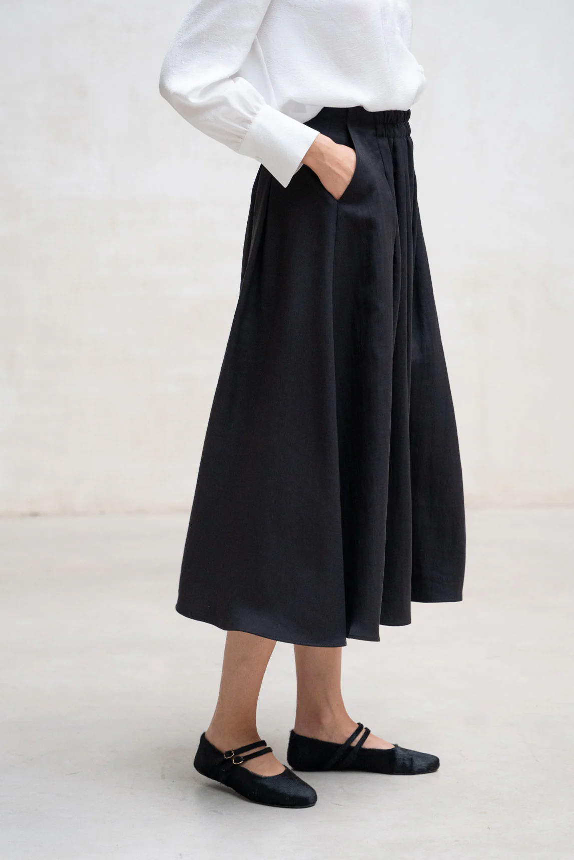 Rivera-Spanien Falda Lerici schwarz