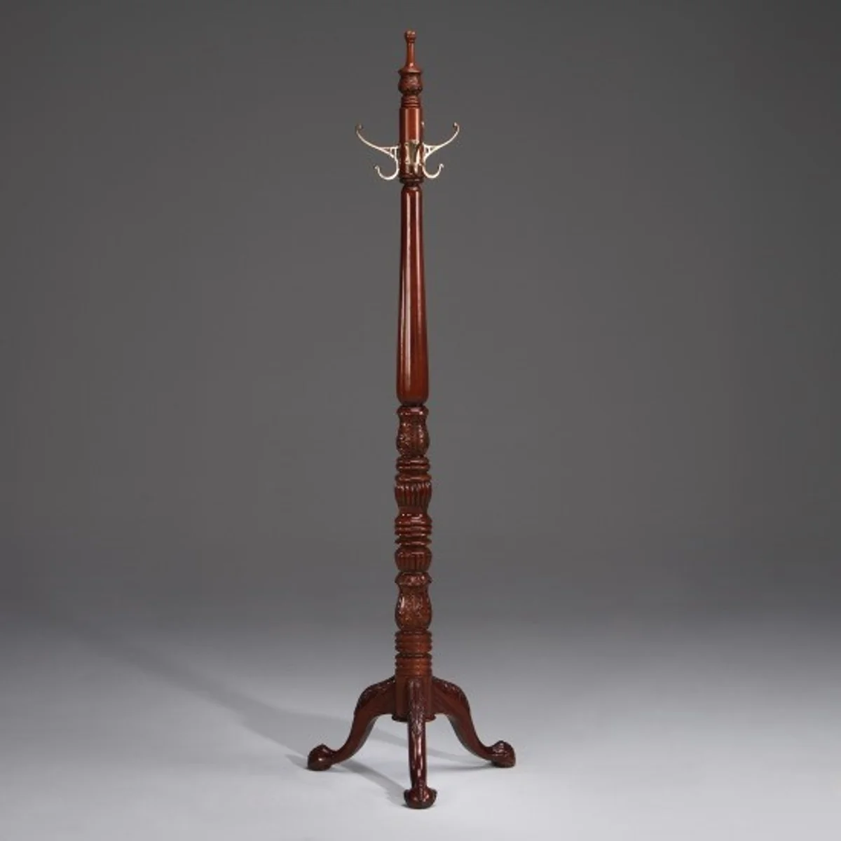 Designer Luxury Wardrobe Stand - Mahogany Round Wardrobe Stand - Luxury Collection - Baroque Empire Art Deco