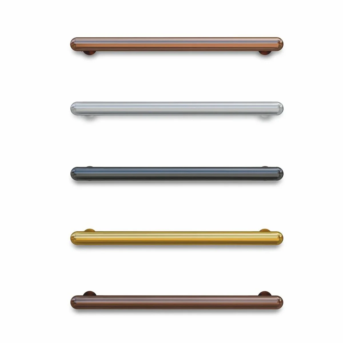 Luxury Bathroom Towel Warmer Silver Shiny 58 cm - Bathroom Accessories