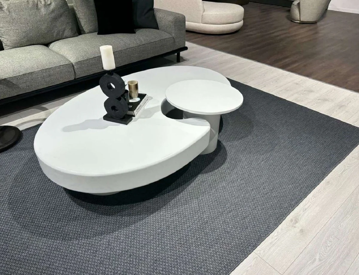 Luxury 4 seater sofa gray / black 320 x 100 x H. 74 cm - living room sofa - hotel sofa - living room furniture - hotel furniture - luxury furniture - luxury furnishings - living room furnishings