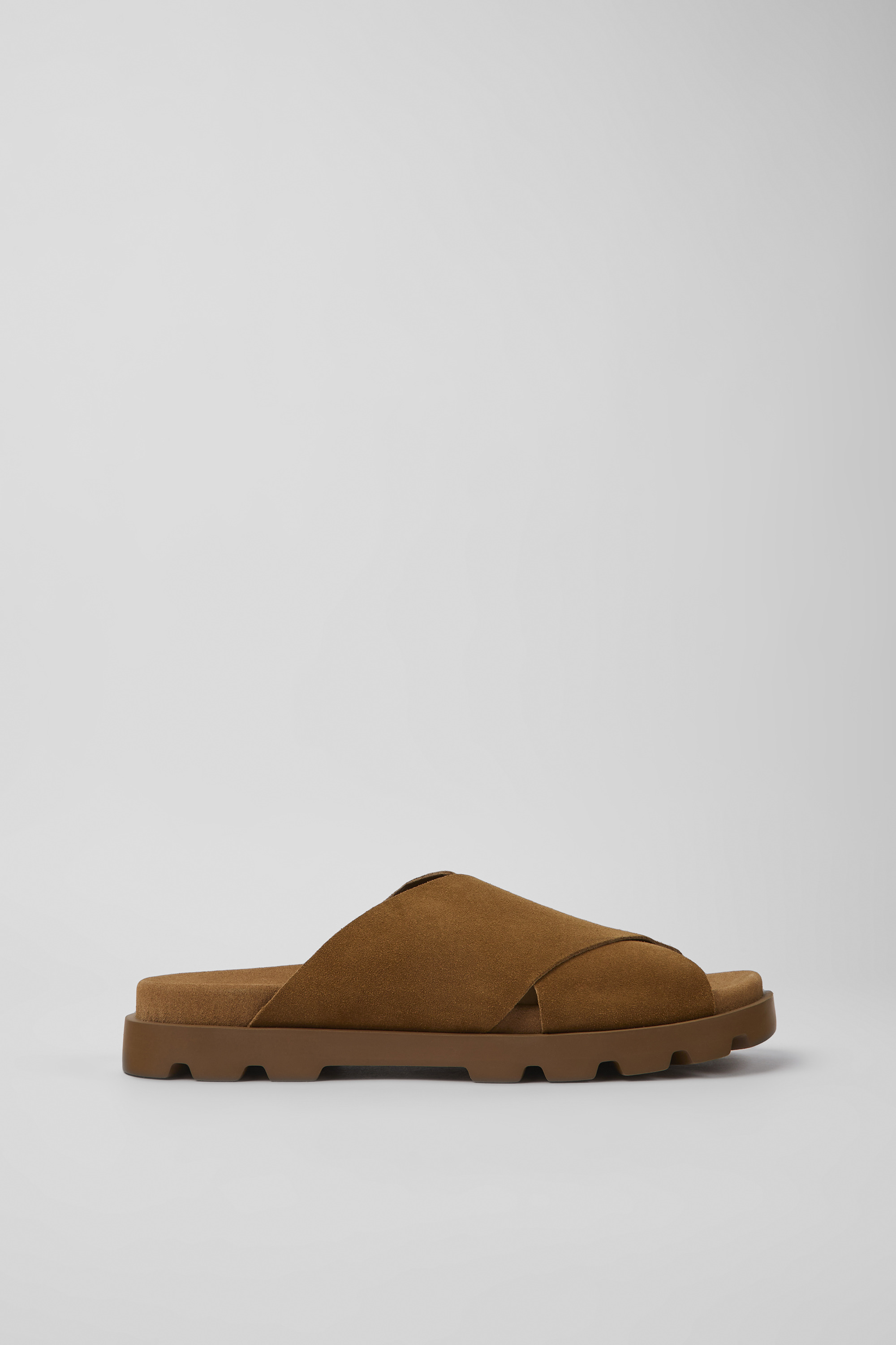 Brutus Sandal - Braune Nubuck Sandalen für Herren