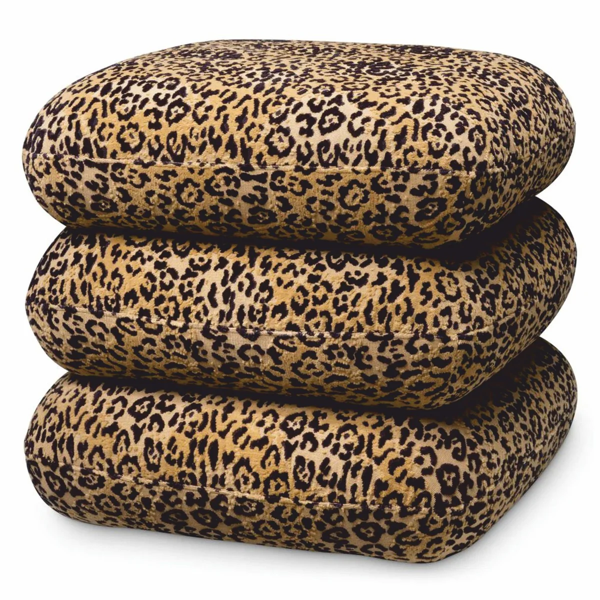 Luxus Drehhocker Leopard H. 55 cm - Luxus Hotel Möbel